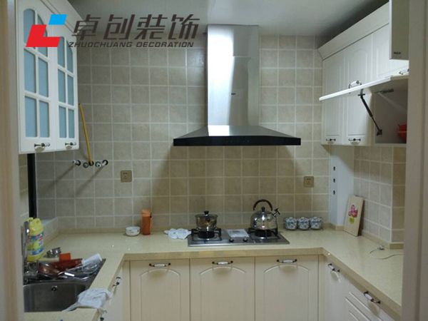 简欧厨房装修设计图-卓创装饰